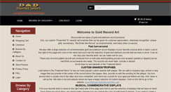 Desktop Screenshot of goldrecordart.com